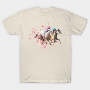 Kentucky Derby Time Racehorses design T-Shirt